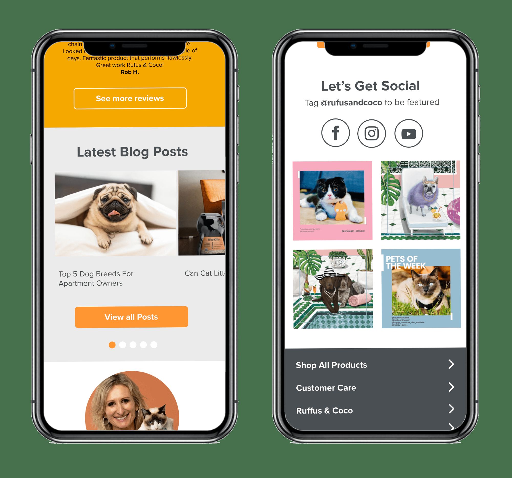 Seamless on mobile.